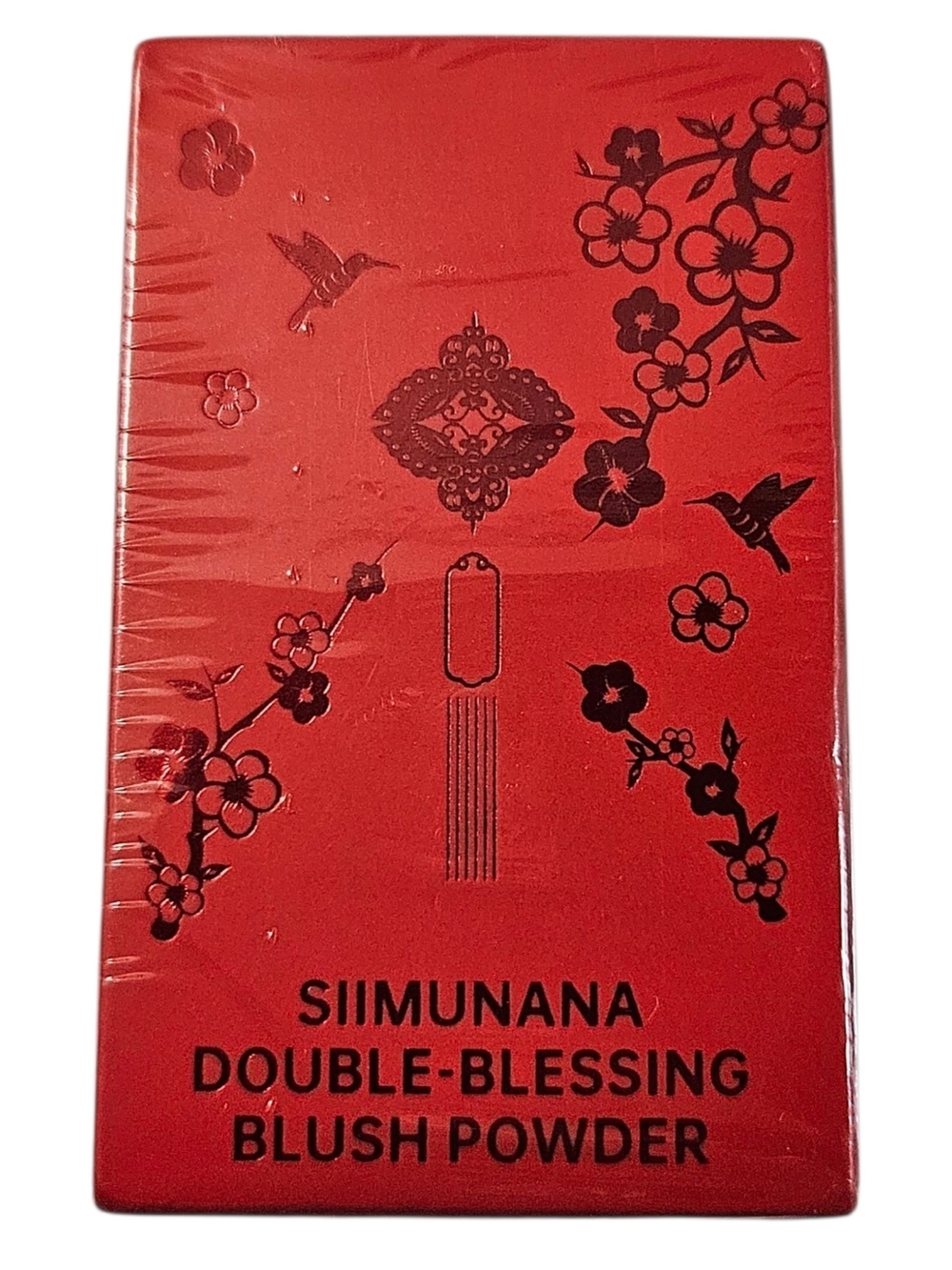 Double-Blessing Blush Powder — Vibrant Red